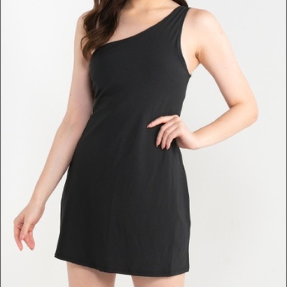 Abercrombie One Shoulder Traveler Mini Dress
